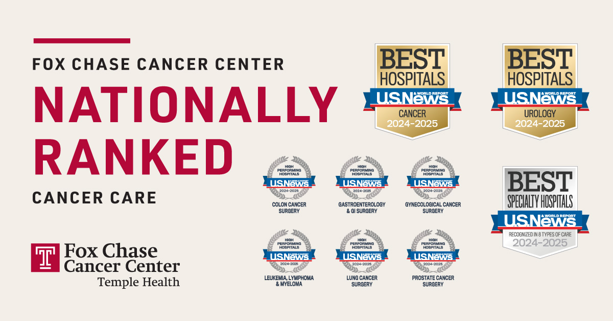 Fox Chase Nationally Ranked Best Hospital Slide